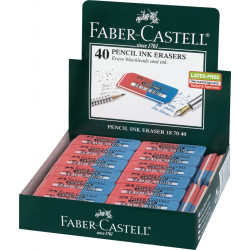 Ластик Faber-Castell 7070-40 двойной 40шт
