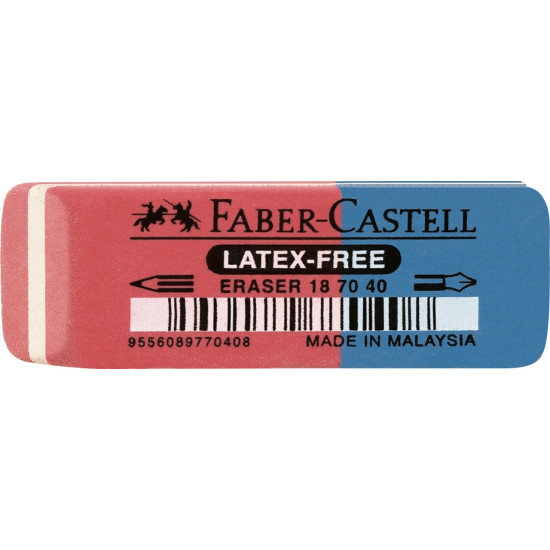 Ластик Faber-Castell 7070-40 двойной 40шт