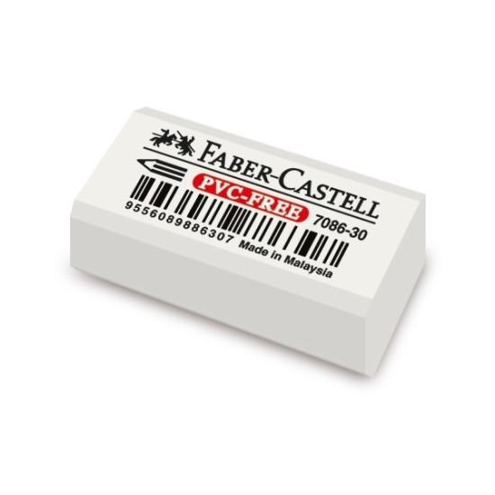 Ластик Faber-Castell 7086-30 без ПВХ 30шт