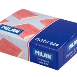 Ластик Milan 624 мягкий белый пластик