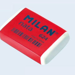 Ластик Milan 624 мягкий белый пластик