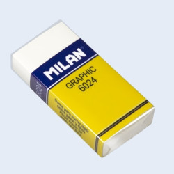 Ластик Milan 6024 большой белый