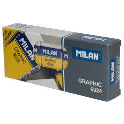 Ластик Milan 6024 большой белый