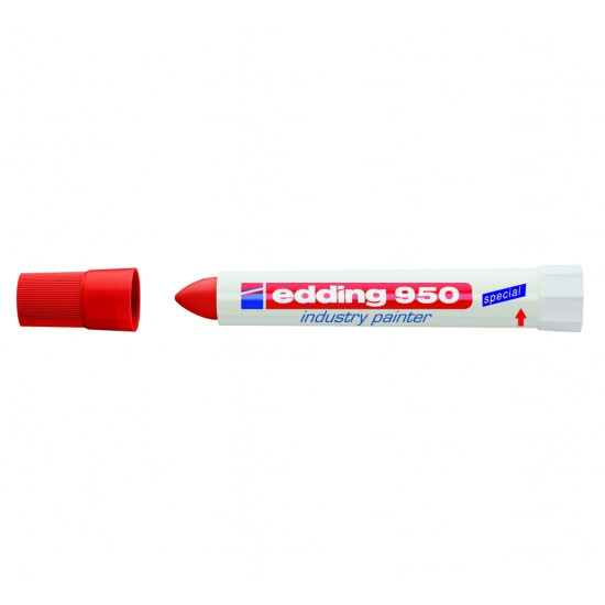 Маркер Edding 950 Красный 10мм Термостойкий
