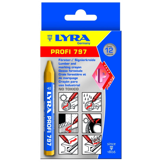 Мелок Lyra Profi 12см Высокая пигментация