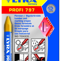 Крайон Lyra Profi 12см красный