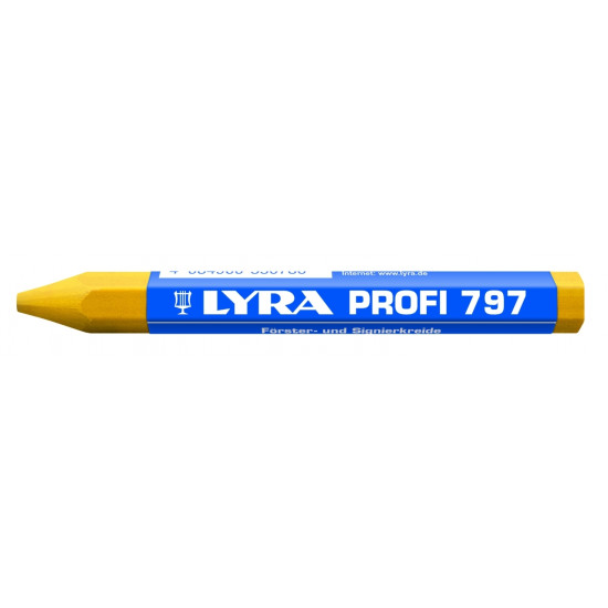 Мелок Lyra Profi 12см ПрочныйЖелтый