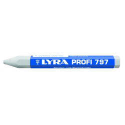 Мелок Lyra Profi 12см белый для разметки
