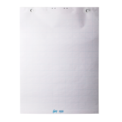 Блок для флипчарта COLLEGE "KF162550", White, с предварительно пробитыми отверстиями