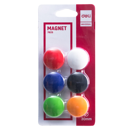 Магнитные кнопки DELI E7825 30мм 6шт