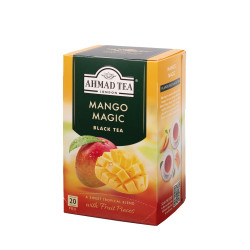 Melnā tēja Ahmad Tea Mango Magic, 20gabx2g, folijā