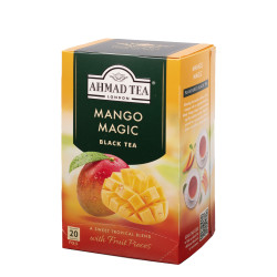 Melnā tēja Ahmad Tea Mango Magic, 20gabx2g, folijā