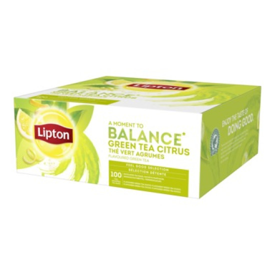Зеленый чай Lipton Цитрусовый 100 пакетиков