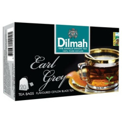 Черный чай Dilmah "Earl Grey", с нитью.