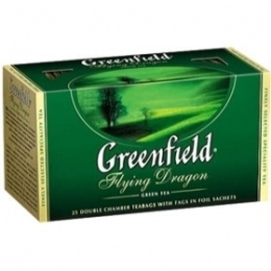 Зеленый чай Greenfield Flying Dragon 25 пакетиков по 2г