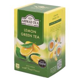 Tēja AHMAD  Citrona dzīvīgums (Zaļā ar citronu) (20pac.)