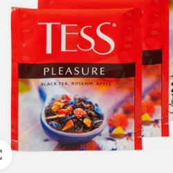 Melnā tēja TESS Pleasure 25 gab.x1.5g