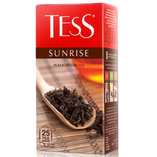 Melnā tēja TESS Sunrise (25)