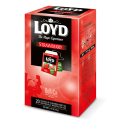 Augļu tēja LOYD ar zemenēm, 20 maisiņi