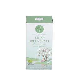 Zaļā tēja Just T, China Green jewel Bio 20x2g