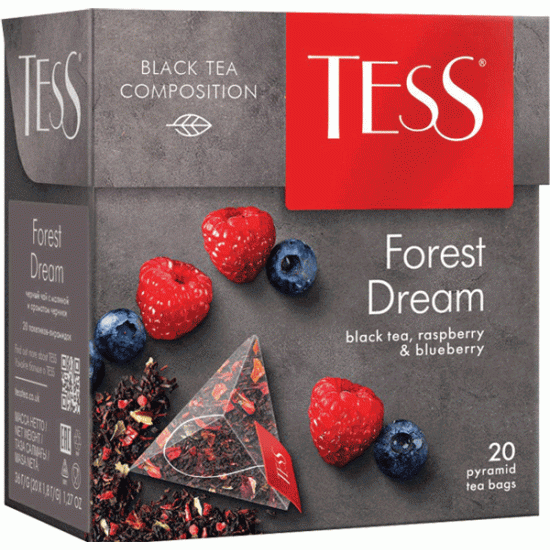 Melnā tēja TESS PYRAMIDS Forest Dream (20)