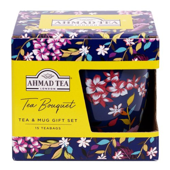 Tēju komplekts Ahmad Bouquet Floral Mug ar krūzi