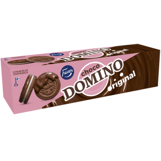 Печенье Fazer Domino Молочный шоколад 180г