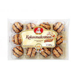 Кокосовые печенье с какао 200г