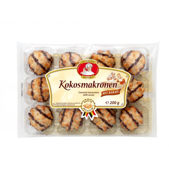 Кокосовые печенье с какао 200г