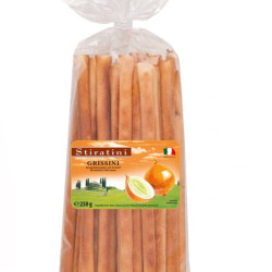 Maizes standziņas Grissini ar sīpoliem, 250g