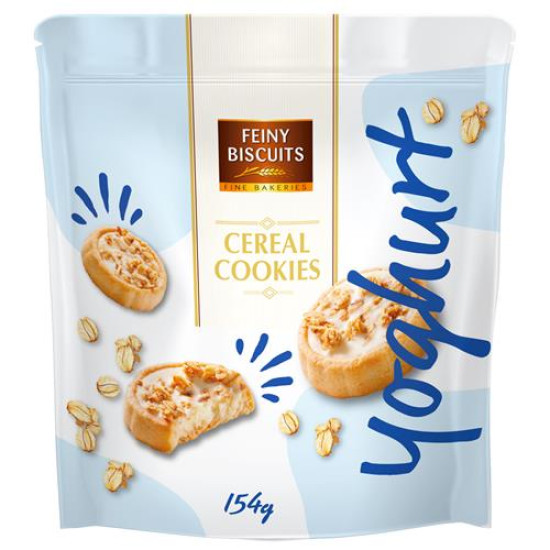 Graudaugu cepumi Feiny Biscuits ar jogurta pildījumu, 154g