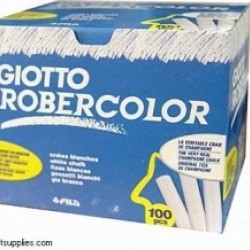 Мел Fila Giotto Kriit 100шт белый круглый