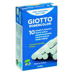 Мелки Fila Giotto Robercolor белые 10шт