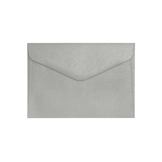 Krāsainas aploksnes Galeria Papieru Pearl B6, 150g/m2, 10gab/iep, Silver