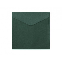 Krāsainas aploksnes Galeria Papieru Pearl, 160x160mm, 150g/m2, 10 gab/iep., Green