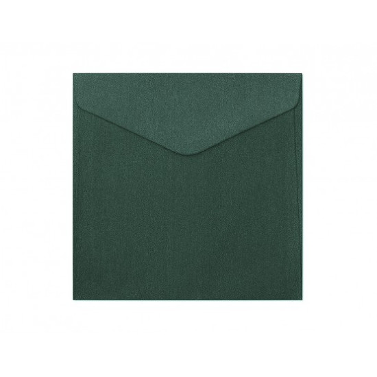 Krāsainas aploksnes Galeria Papieru Pearl, 160x160mm, 150g/m2, 10 gab/iep., Green