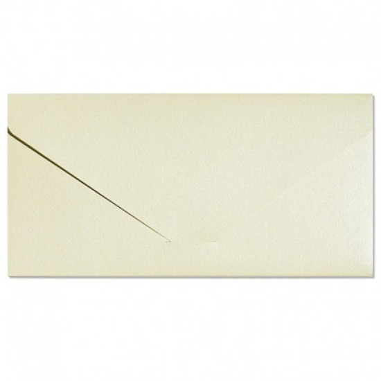 Krāsainas aploksnes Galeri Papieru Pearl DL, 220g/m2, 5gab/iep, Cream