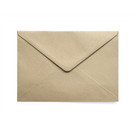 Krāsainas aploksnes Galeria Papieru Nature C5, 120g/m2, 10gab/iep,  Dark Beige