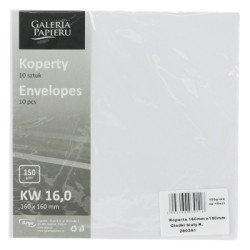 Конверты Galeria Papieru "Square", White, Плотные