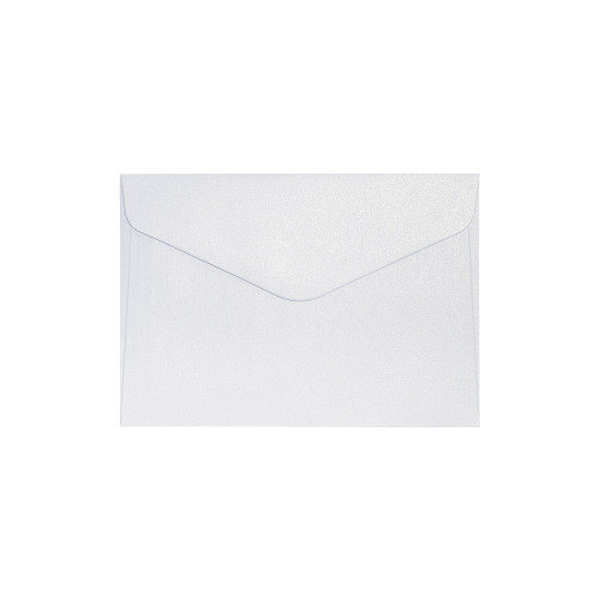 Krāsainas aploksnes Galeri Papieru Pearl C6 150g/m2, 10gab/iep, Diamond White