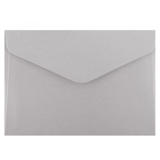 Krāsainas aploksnes Galeri Papieru Pearl C6 150g/m2 10gab/iep, Bright Silver
