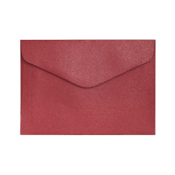 Krāsainas aploksnes Galeri Papieru Pearl C6 150g/m2, 10gab/iep, Red