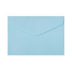 Krāsainas aploksnes Galeri Papieru Smooth C6 130g/m2, 10gab/iep, Blue Satin