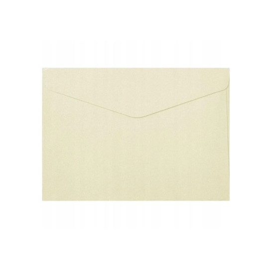 Krāsainas aploksnes Galeria Papieru Pearl C5, 150g/m2, 10 gab/iep., Cream