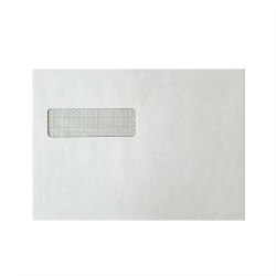 Конверты College "E5 DL", White, Самоклеящиеся с окном
