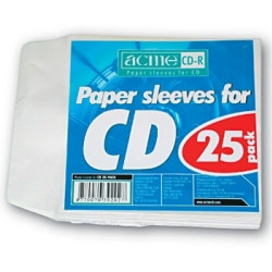 Конверт Acme CD белый бумажный