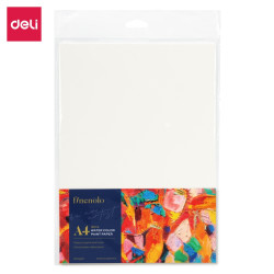 Бумага для акварели DELI "C270-A4A4", White, Устойчивость к деформации.