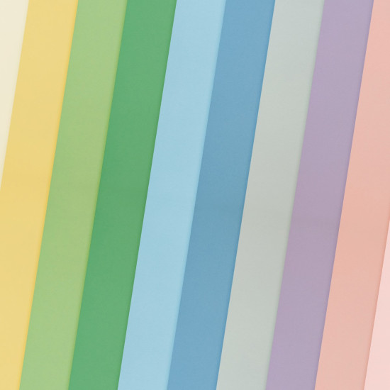 Papīrs Smooth PASTEL MIX , 160g(50lpp)