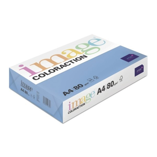 Бумага А4  IMAGE Coloract 80г синяя