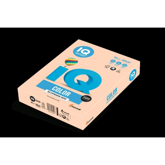 Бумага IQ SA24 Лососевая А4 80г 500л